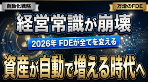 資産が資産を「自動」で増やす時代の到来 ―― 2026年、FDEが破壊する旧来の経営常識