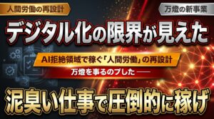 タイミーを超える「人間労働」の再設計 ―― AI時代に万燈が「泥臭いスポットワーク」に賭ける理由