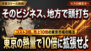 年商3億の壁を壊す「地方と東京」の正しい使い分け ―― 2回失敗した私がたどり着いた結論