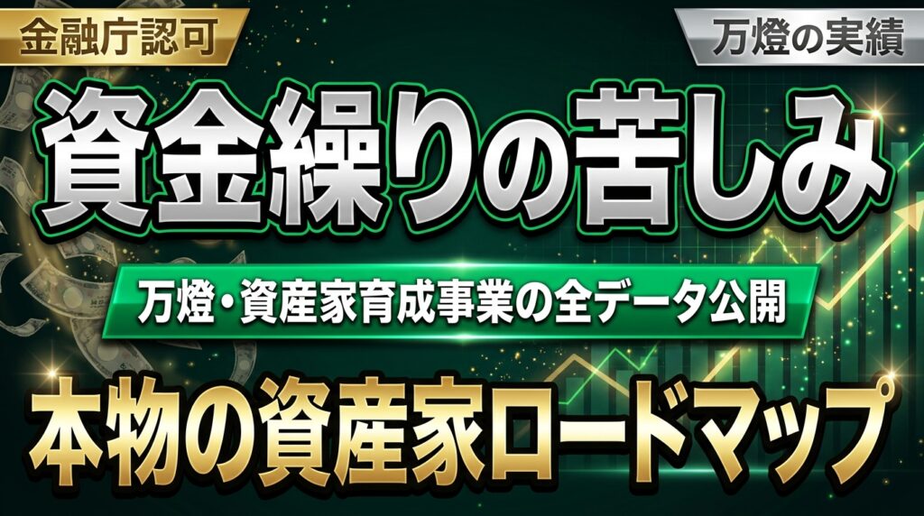 【激白】資金繰りの苦しみから生まれた「5000億」への伏線 ―― 万燈・資産家育成事業の全データ