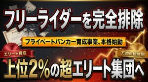 【組織改革】上位2%の超エリート集団へ ―― 万燈が「フリーライダー」を完全排除し、年収上位0.1%の再現性を解き放つ