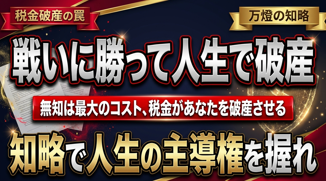 【戦慄】戦いに勝って、人生で破産する ―― 「無知」という最大のコストと、目的意識なき学びの末路
