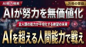 【終局】新人がわずか2日で「5年分のシステム」を創り出す絶望 ―― AIが全人類を平坦化させた後に牙を剥く、むき出しの「人間能力」
