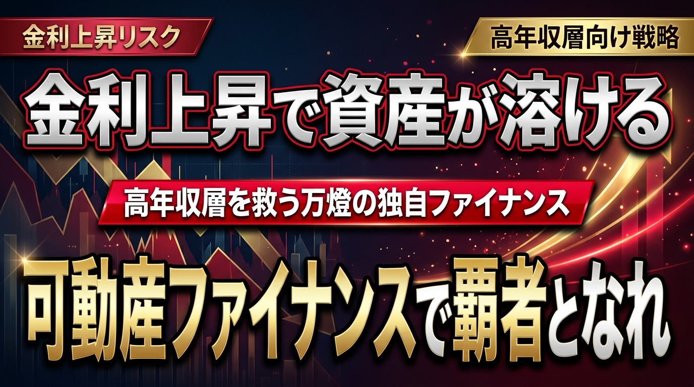 【新局面】「不動産は買うな、可動産を握れ」―― 金利上昇に怯える高年収層を救う、万燈の「独自ファイナンス」と次世代オンラインサロンの全貌