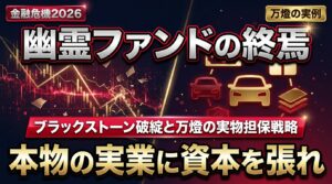 【世界大混乱】ブラックストーンの出金停止と、万燈が「実物担保」で勝ち残るファンド戦略の全貌