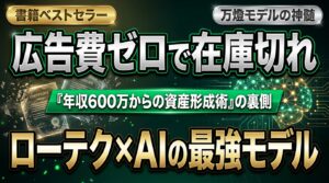 【書籍】ノン広告でAmazon在庫切れ ―― 『年収600万からの資産形成術』に学ぶローテク×AIの万燈モデル