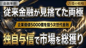 【金融革新】偏差値40以下と60以上の両極をハックする「モビリティフィンテック」 ―― 企業価値5000億を見据える万燈の次世代ファイナンス戦略