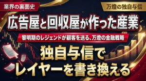 【深層】「広告屋さんと回収屋さんが作った産業」のレイヤーを書き換える ―― 黎明期のレジェンドたちが万燈に顧客を送ってくれる、独自与信ビジネス