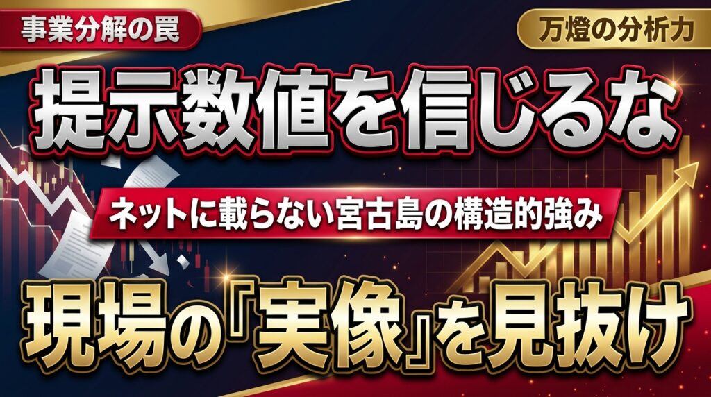 【分析】机上論を疑い「実像」を暴く投資戦略 ―― 宮古島シェアカー（レンタカー）の価格構造とインターネットに乗らない強みの真実