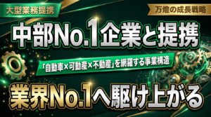 【事業拡大】中部No.1大手企業との大型業務提携が始動 ―― 資金調達の突破から「自動車×可動産×不動産」を網羅する大企業への布石