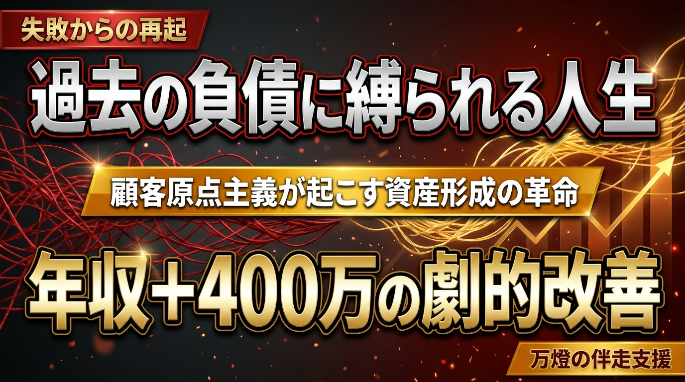 【顧客原点】個別面談ラッシュで見えた「過去の負債の解きほぐし」 ―― 年収+300万〜400万円の劇的改善と万燈が起こす資産形成の革命