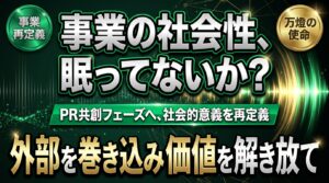 【事業再定義】3大事業ドメインの社会性を解き放つ ―― 「可動産モール・シェアーズ・車両流通」の社会的意義と、行政・大学・メディアを巻き込むPR共創フェーズへ