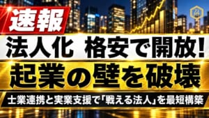 【新サービス予告】万燈式「法人化パッケージ」を格安でリリース ―― 士業提携×種銭作り×スタートダッシュ支援で、給与所得超えの法人基盤を最短構築